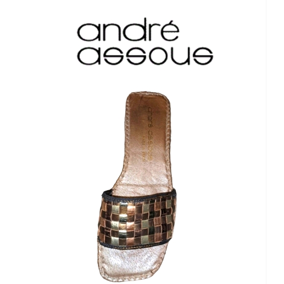André Assous Womens Sari Leather  Espadrille Size:8 - Picture 1 of 8